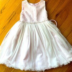 Pink party dress by American Princess girls size 5